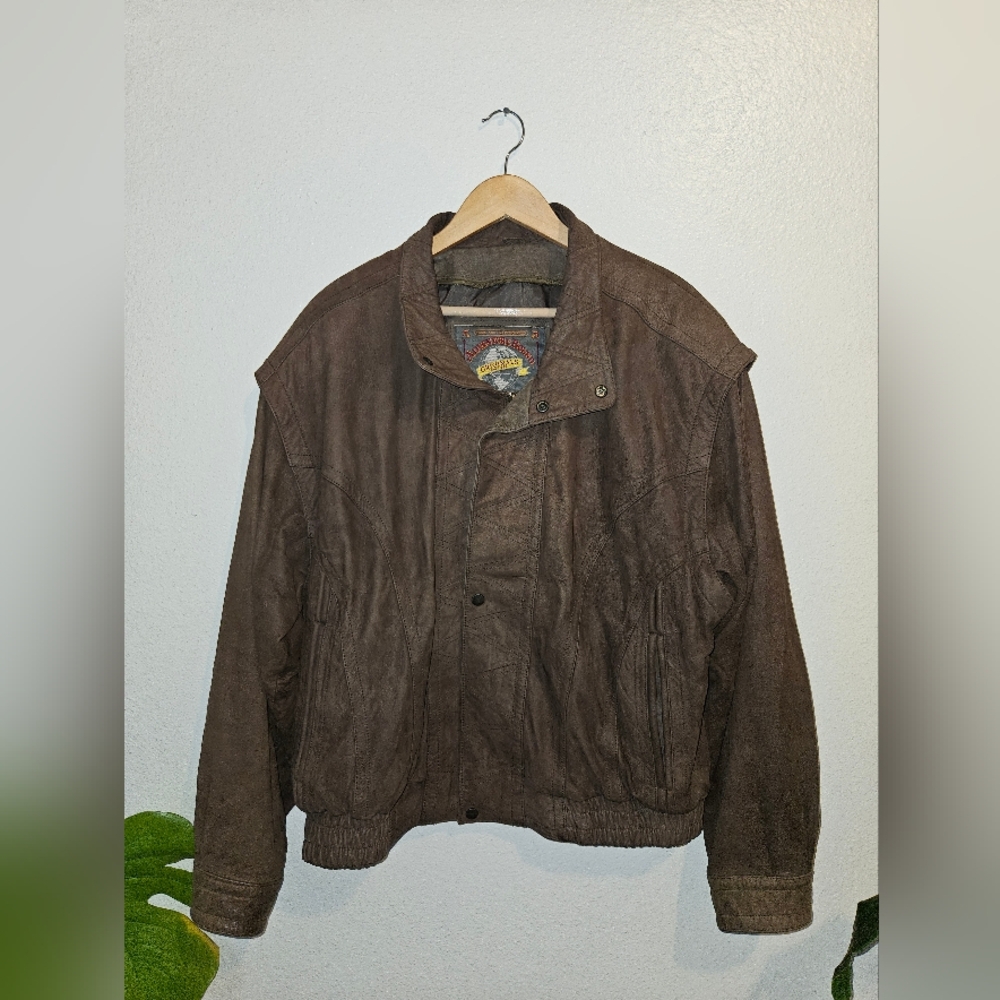 Adventure Bound Brown Leather Jacket